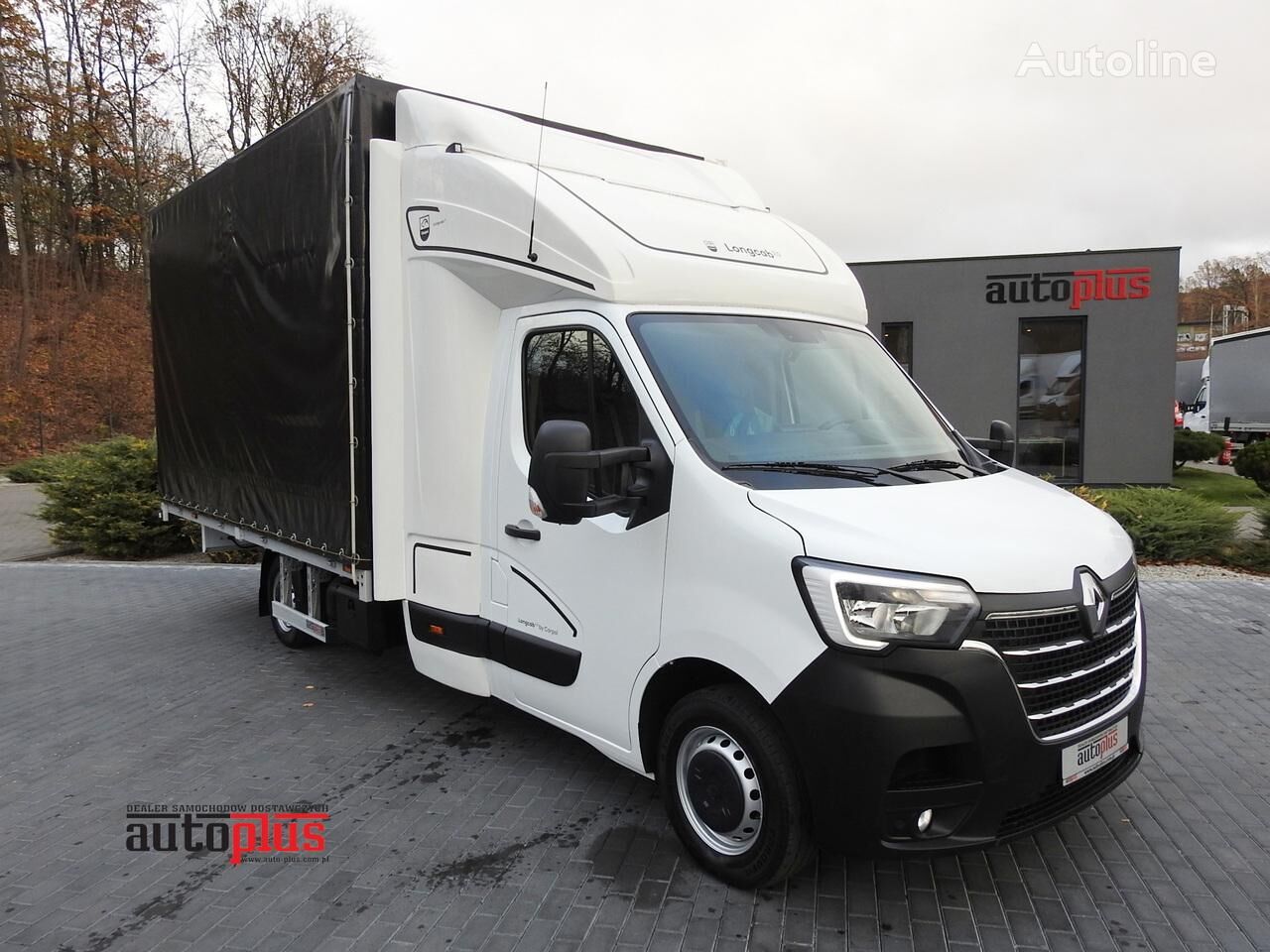 тентованный грузовик < 3.5т Renault MASTER PLANDEKA 10 PALET WEBASTO TEMPOMAT KLIMATYZACJA LEDY PNEU