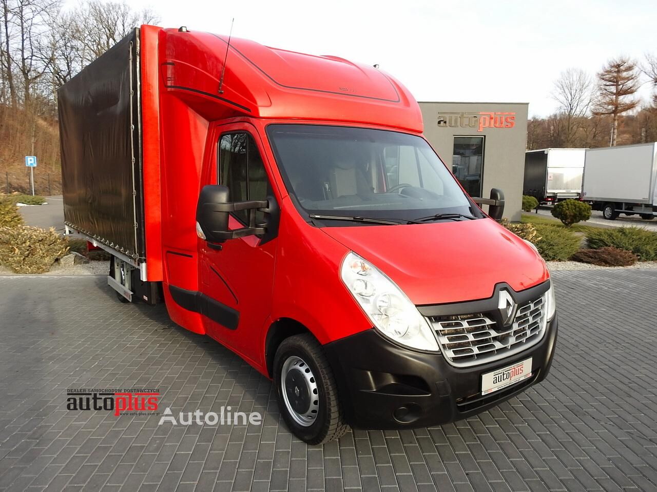 Renault MASTER PLANDEKA 10 PALET WEBASTO TEMPOMAT KLIMATYZACJA PNEUMATYK camión toldo < 3.5t