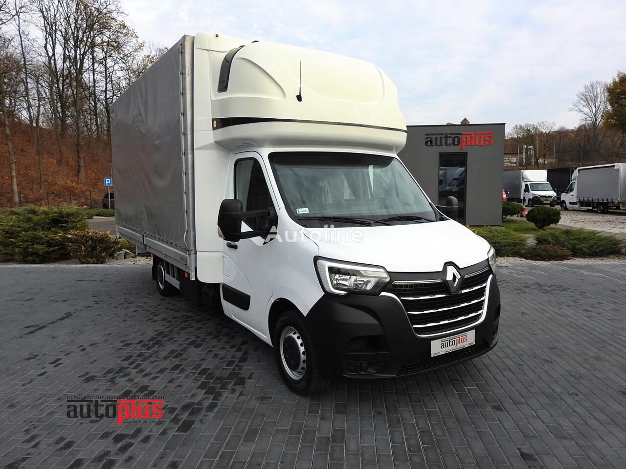 тентованный грузовик < 3.5т Renault MASTER PLANDEKA 12 PALET TEMPOMAT KLIMATYZACJA LEDY PNEUMATYKA