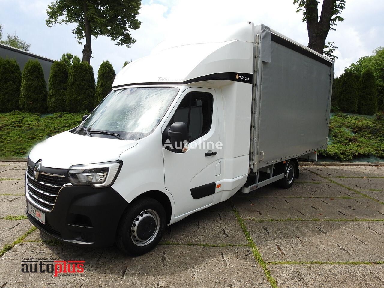 Renault MASTER PLANDEKA 8 PALET WEBASTO KLIMATYZACJA TEMPOMAT LEDY ASO P kamion s ceradom < 3.5t