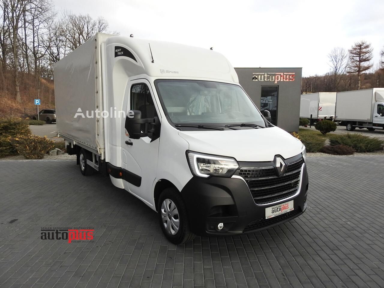 Renault MASTER PLANDEKA 9 PALET WEBASTO TEMPOMAT KLIMATYZACJA LEDY  165K kamion s ceradom < 3.5t