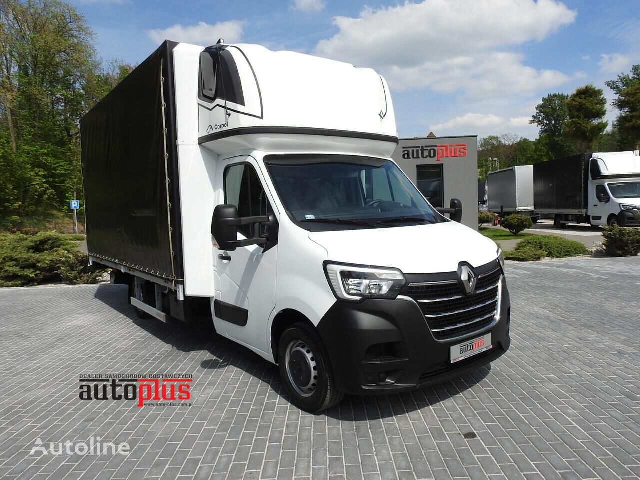 tentinis sunkvežimis < 3.5t Renault MASTER PLANDEKA WINDA 10 PALET WEBASTO TEMPOMAT KLIMATYZACJA LED