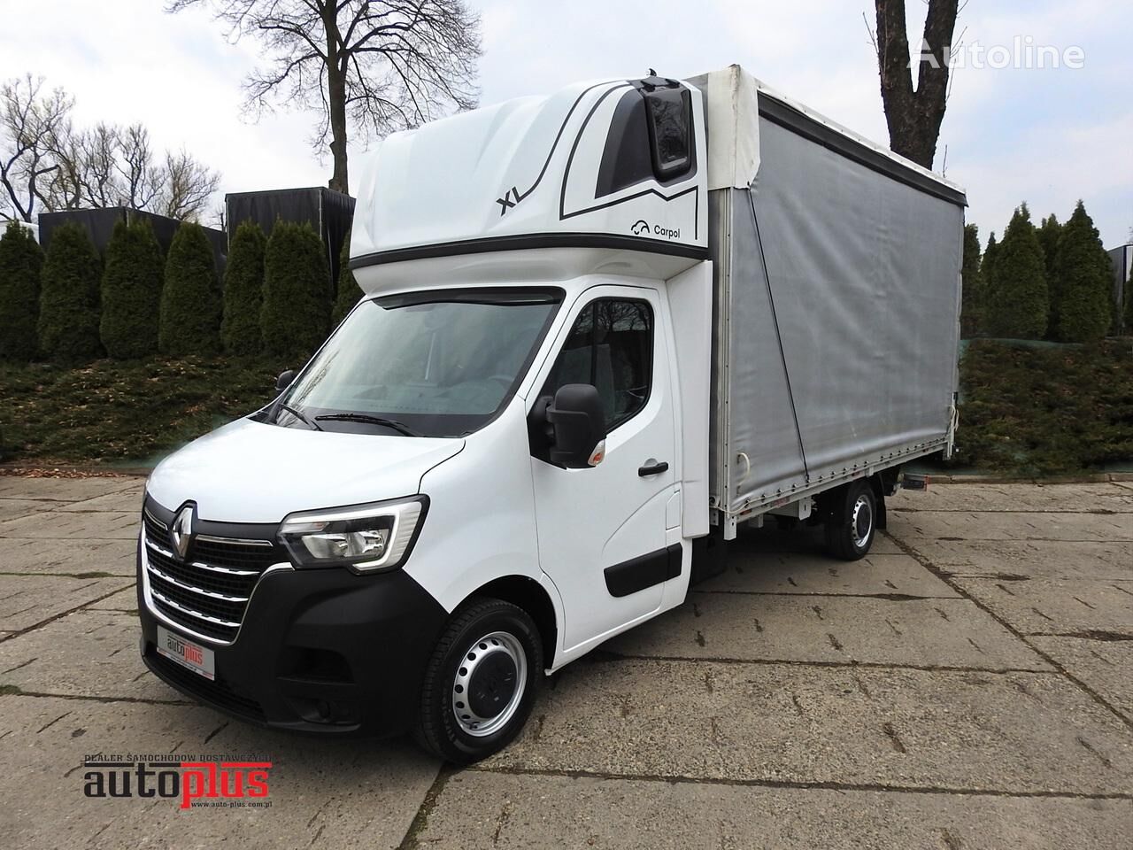 Renault MASTER PLANDEKA WINDA 9 PALET TEMPOMAT NAWIGACJA KLIMATYZACJA LE kamion s ceradom < 3.5t