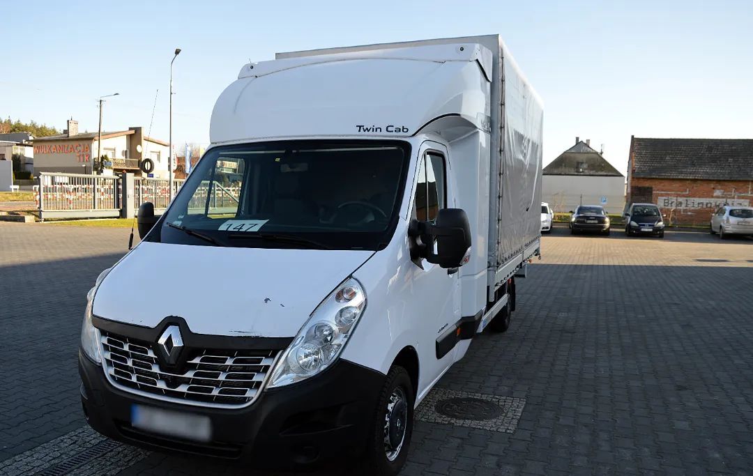 Renault Master 170 DCI PLANDEKA + 2x łóżko Salon PL, Jeden Właściciel pressukapelli kuorma-auto < 3.5t