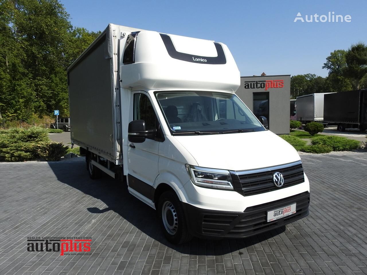 Volkswagen CRAFTER PLANDEKA 10 PALET WEBASTO TEMPOMAT KLIMATYZACJA LEDY  18 kamion s ceradom < 3.5t