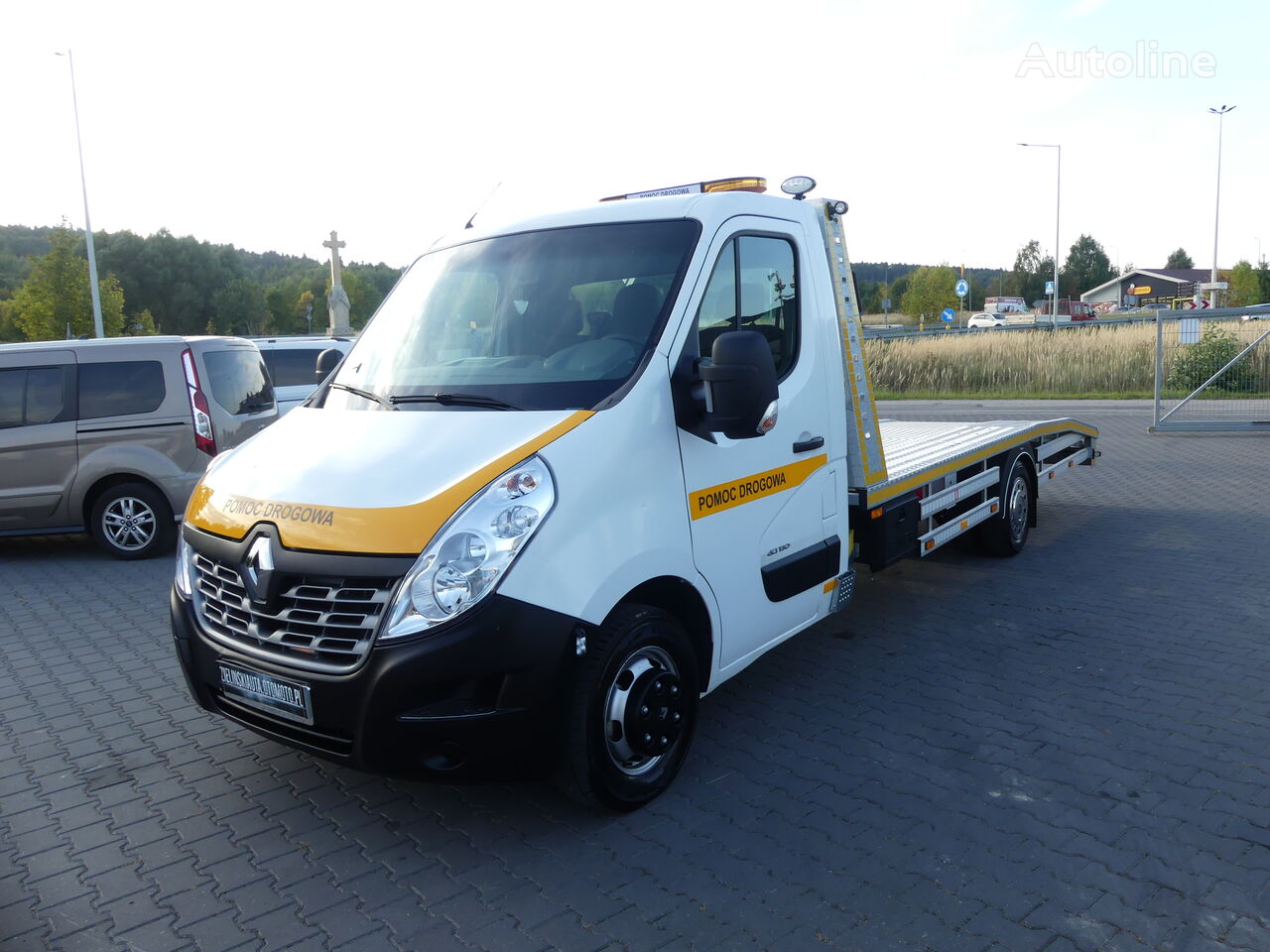 Renault MASTER / LAWETA / PERFEKCYJNY STAN / WCIĄGARKA /  Po pełnych obs grúa portacoches < 3.5t