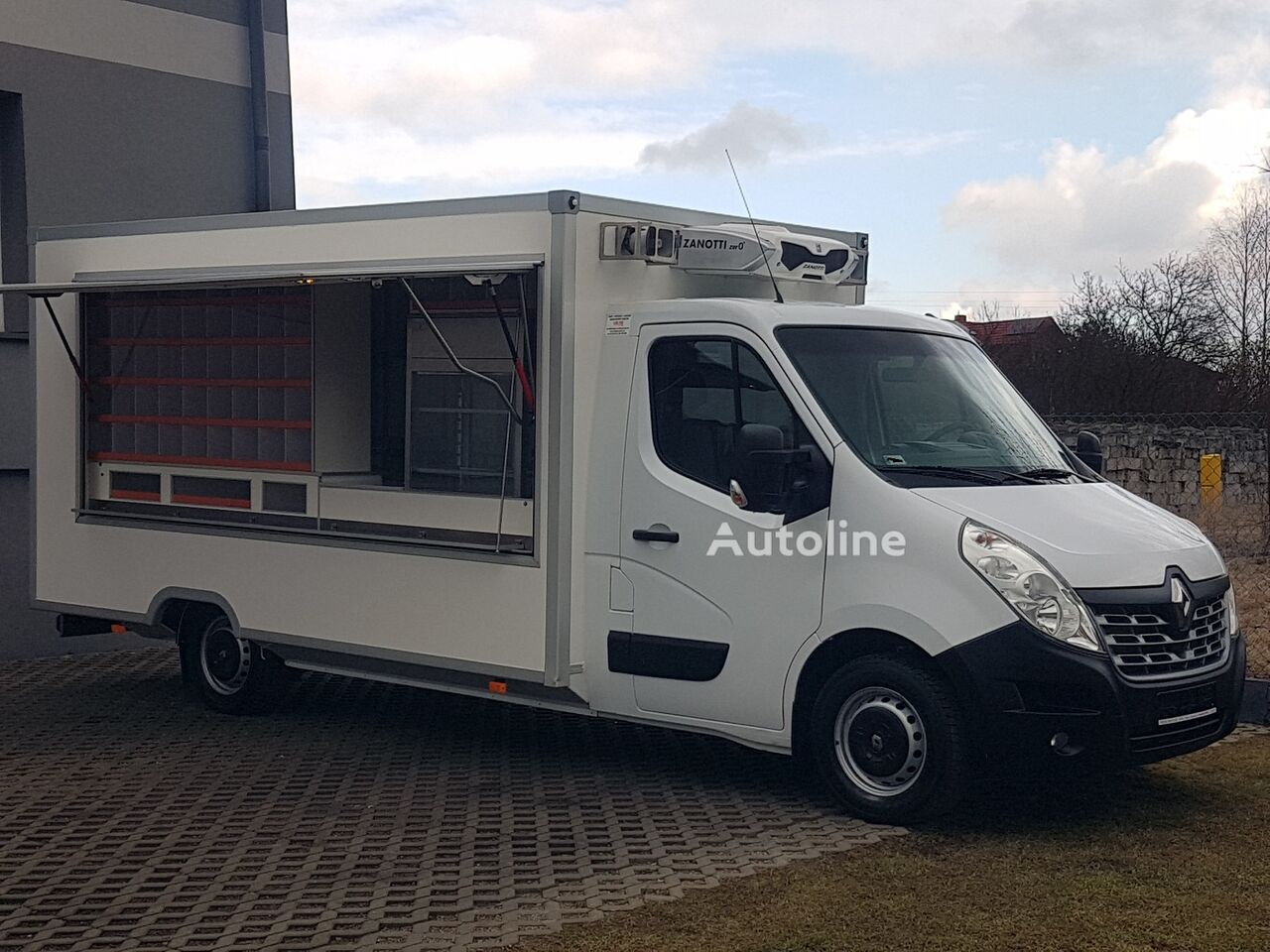 Renault MASTER SKLEP BAR FOODTRUCK KONTENER NISKOPODŁOGOWY KLIMA AGREGAT Tirdzniecības kravas automašīna < 3.5t