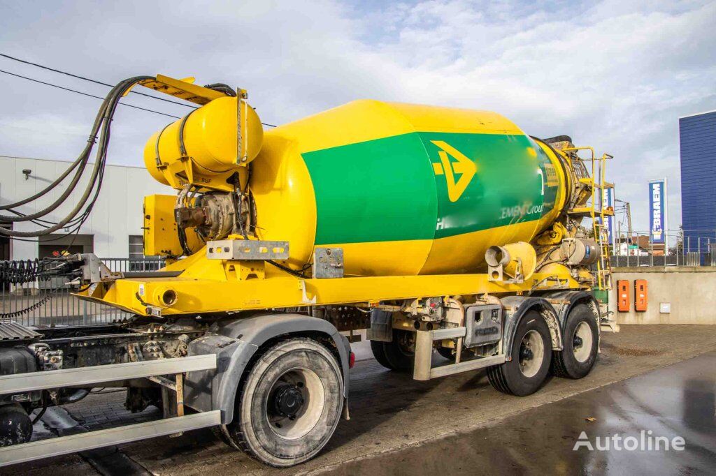 De Buf MIXER/MALAXEUR/MISCHER 10 M3-STEERING/GESTUURD/GELENKT concrete mixer semi-trailer