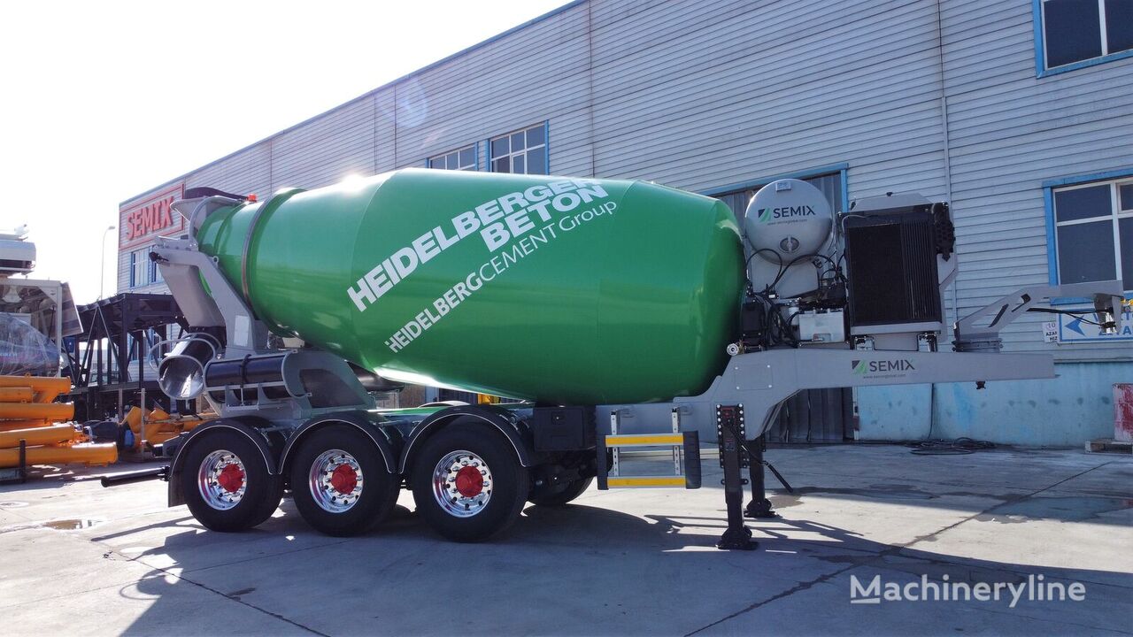 neuer Semix Semitrailer Concrete Mixer 12 m3 Betonmischer Auflieger