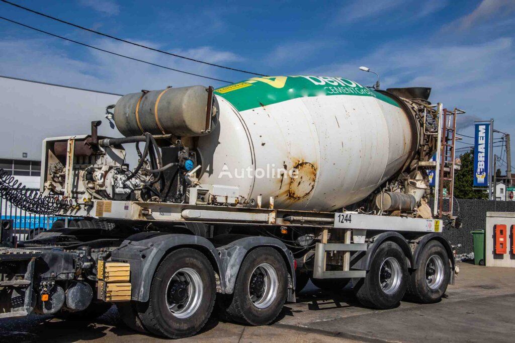 Turbos Hoet TURBO'S BETON MIXER/MALAXEUR/MISCHER 10M3 +MOTOR/MOTEUR semirremolque hormigonera