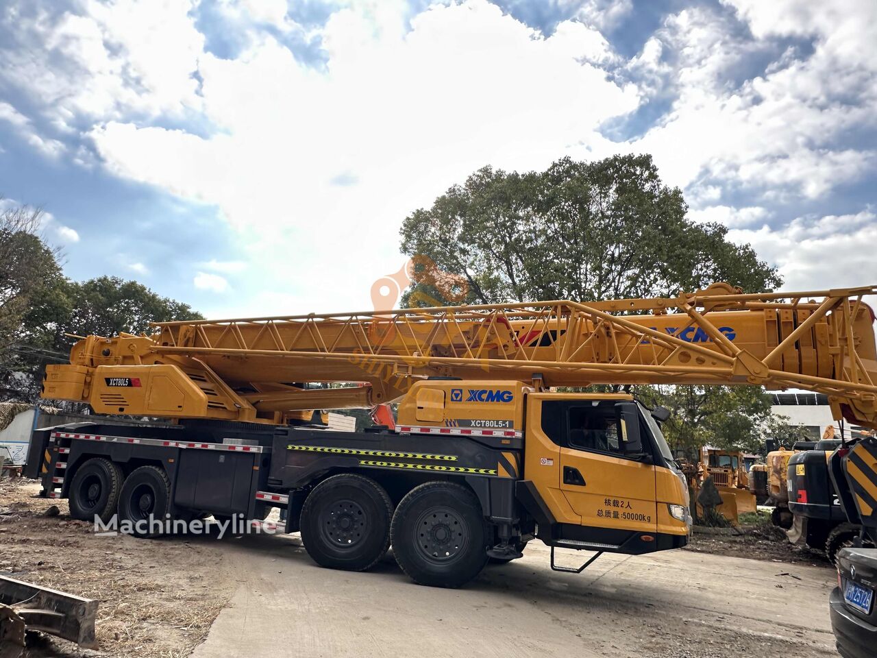 XCMG XCT80 all-terrain crane for sale | Machineryline CA XCMG XCT80 all-terrain crane - Machineryline