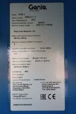 بيع رافعة سلة مفصلية Genie S-80 J | 26.5 METER | 300 KG | LOW HOURS - صورة 21 | Machineryline SA رافعة سلة مفصلية Genie S-80 J | 26.5 METER | 300 KG | LOW HOURS | صورة 21 - Machineryline