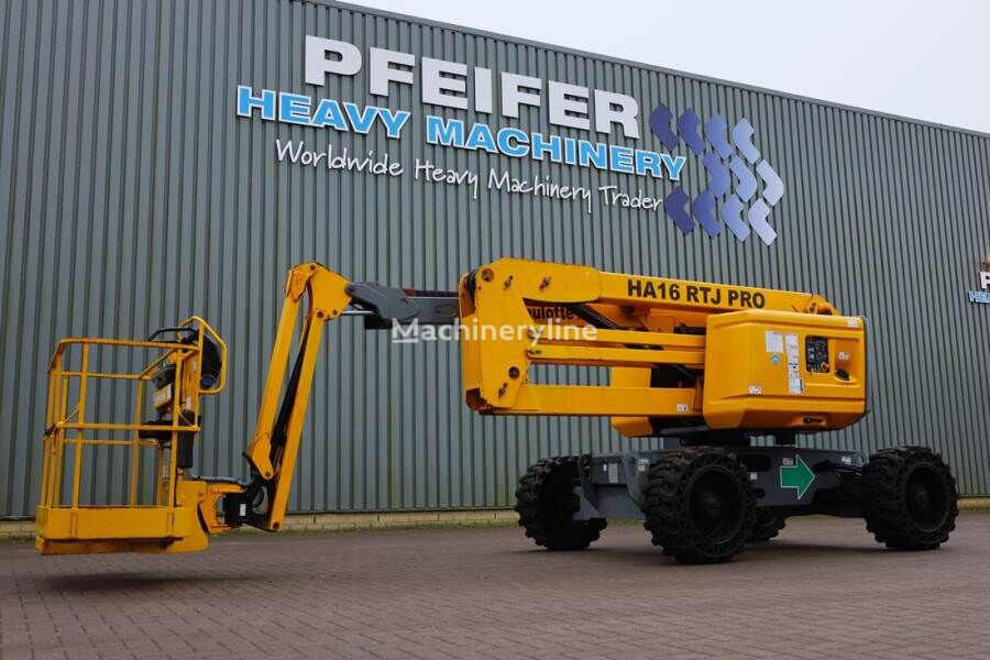 Haulotte HA16RTJ Pro Diesel, 4x4x4 Drive, 16 m Working Heig articulated boom lift