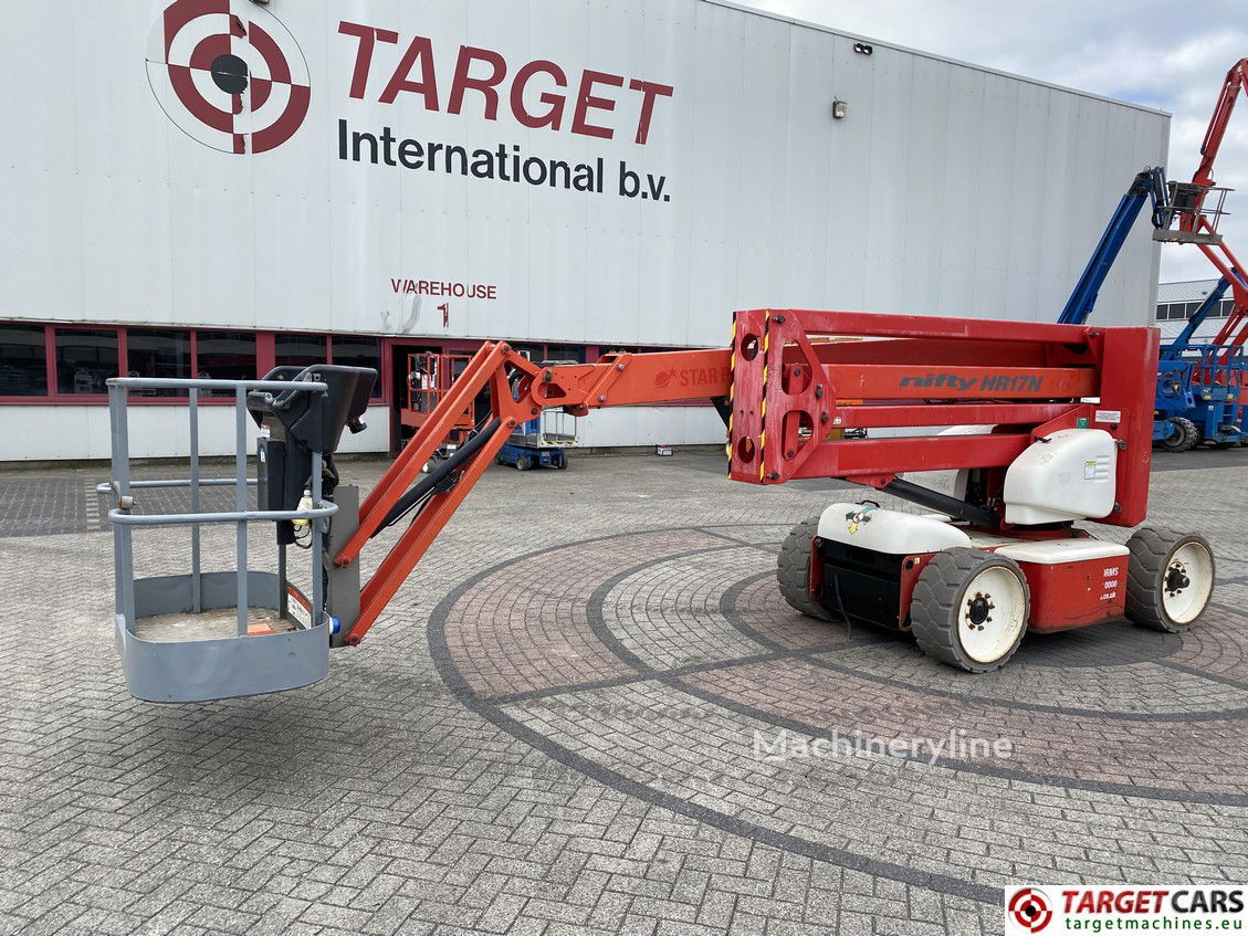 Nacelle articulée Niftylift HR17NDE ARTICULATED HEIGHTRIDER BI-FUEL HYBRID BI-ENERGY BOOM WO à vendre | Machineryline LU Nacelle articulée Niftylift HR17NDE ARTICULATED HEIGHTRIDER BI-FUEL HYBRID BI-ENERGY BOOM WO - Machineryline
