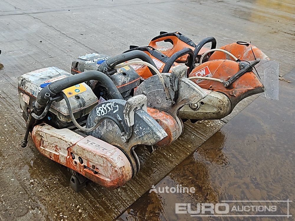 Stihl TS410 Petrol Quick Cut Saw (2 of), Husqvarna K770 Petrol Quick C asfaltskærer - Machineryline