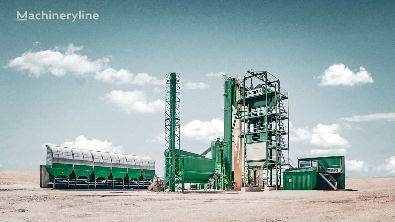 E-Mak GREEN TYPE 240 T/H ASPHALT PLANT planta de asfalto nueva