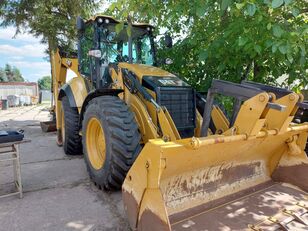 CAT 444 backhoe loader