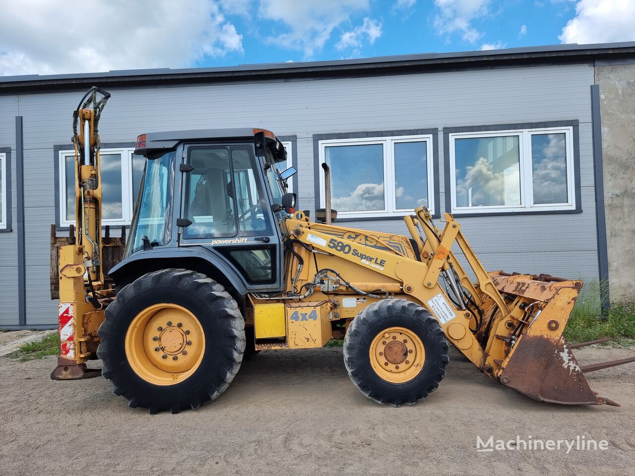 Case 580 SLE backhoe loader