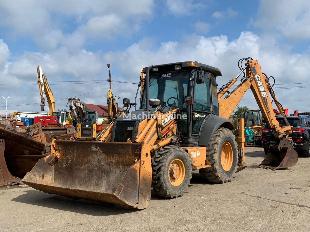 Case 580SR-4PT backhoe loader