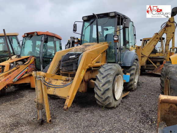 Case 595 SLE backhoe loader for parts