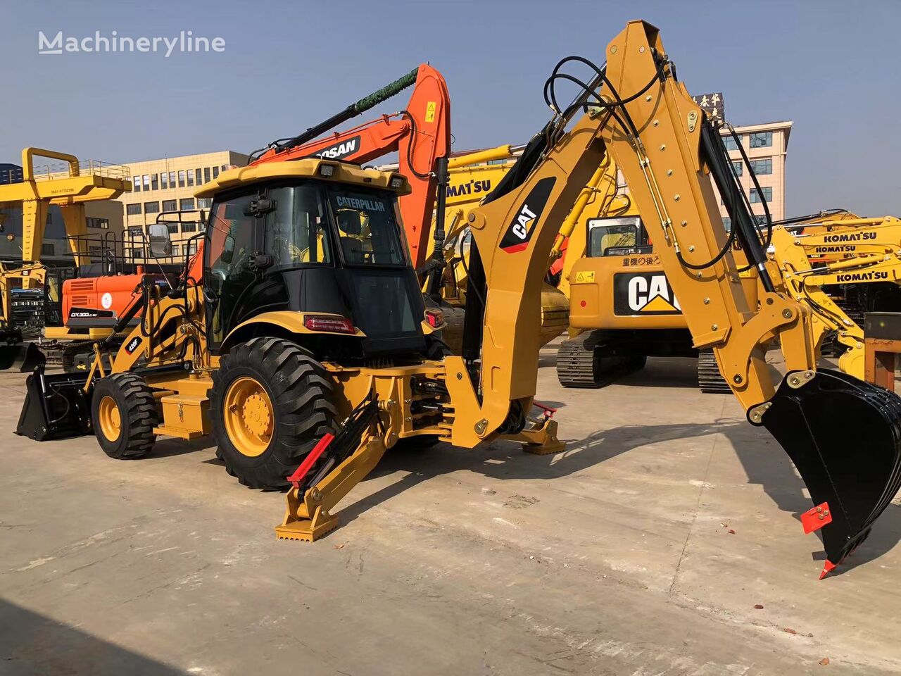 new Caterpillar 420F backhoe loader