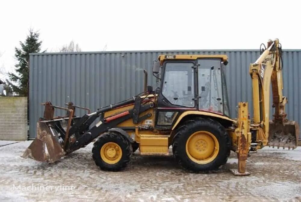 لودر حفار Caterpillar 428C من قطع الغيار