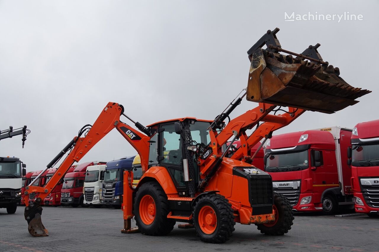 tractopelle Caterpillar 432 F2 / KOPARKO-ŁADOWARKA / 2018 ROK / KOMPLET ŁYŻEK 