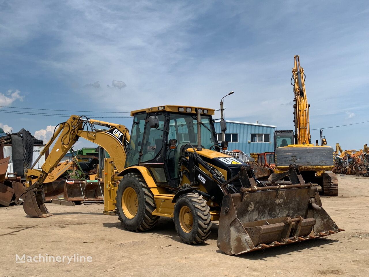 Caterpillar 432D backhoe loader