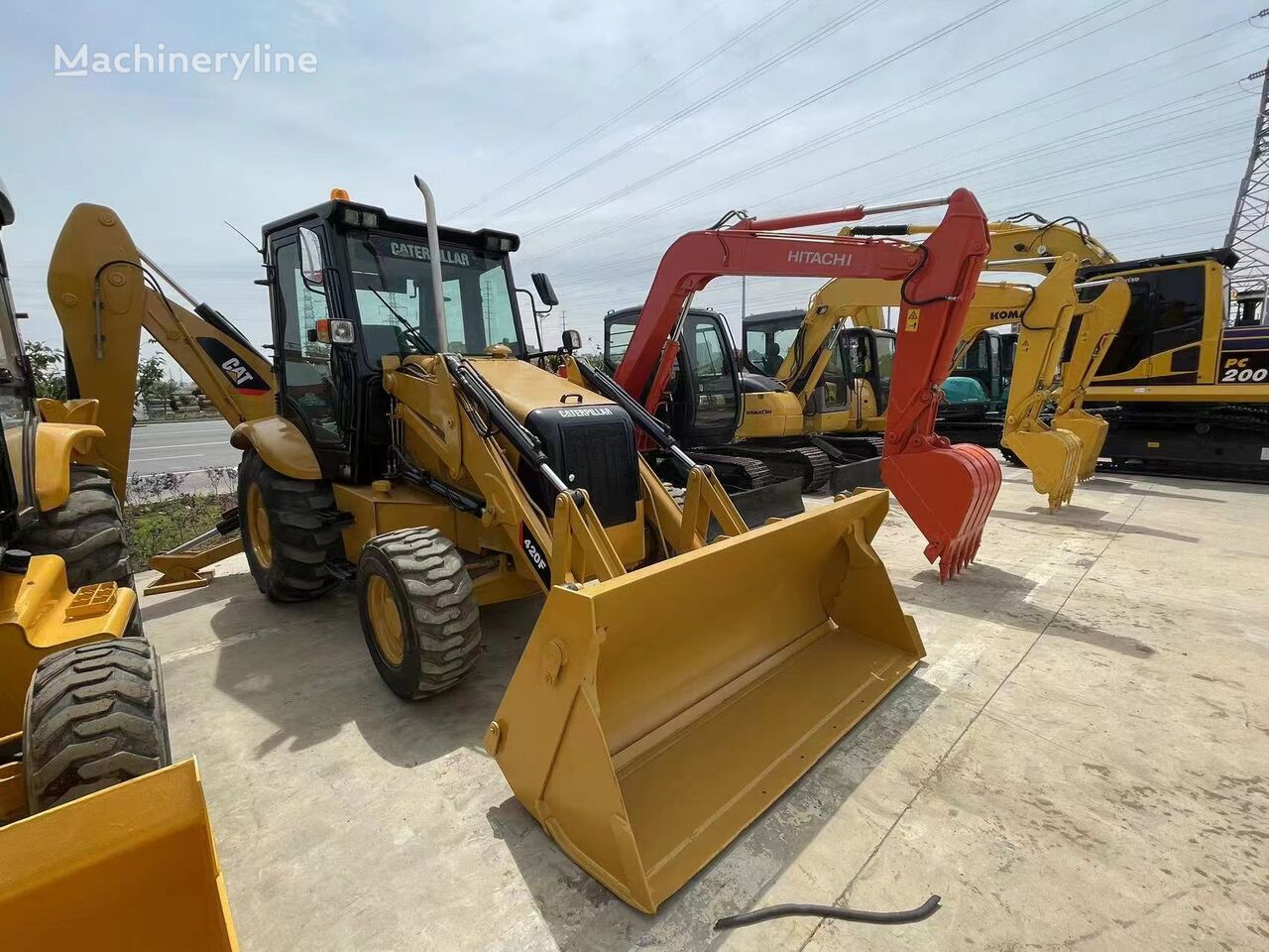 máy xúc đào liên hợp bánh lốp Caterpillar CAT 420F 416E 432