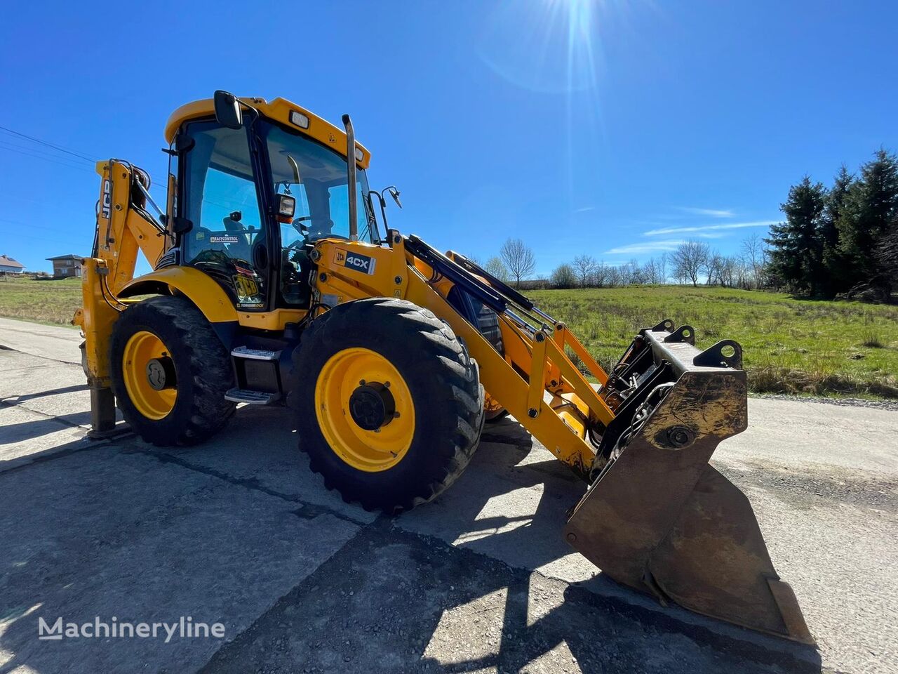 JCB 4CX, JOYSTICK backhoe loader