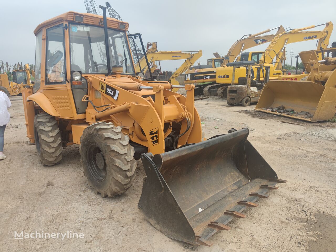 JCB used 2cx 3cx backhoe loader traktorgraver