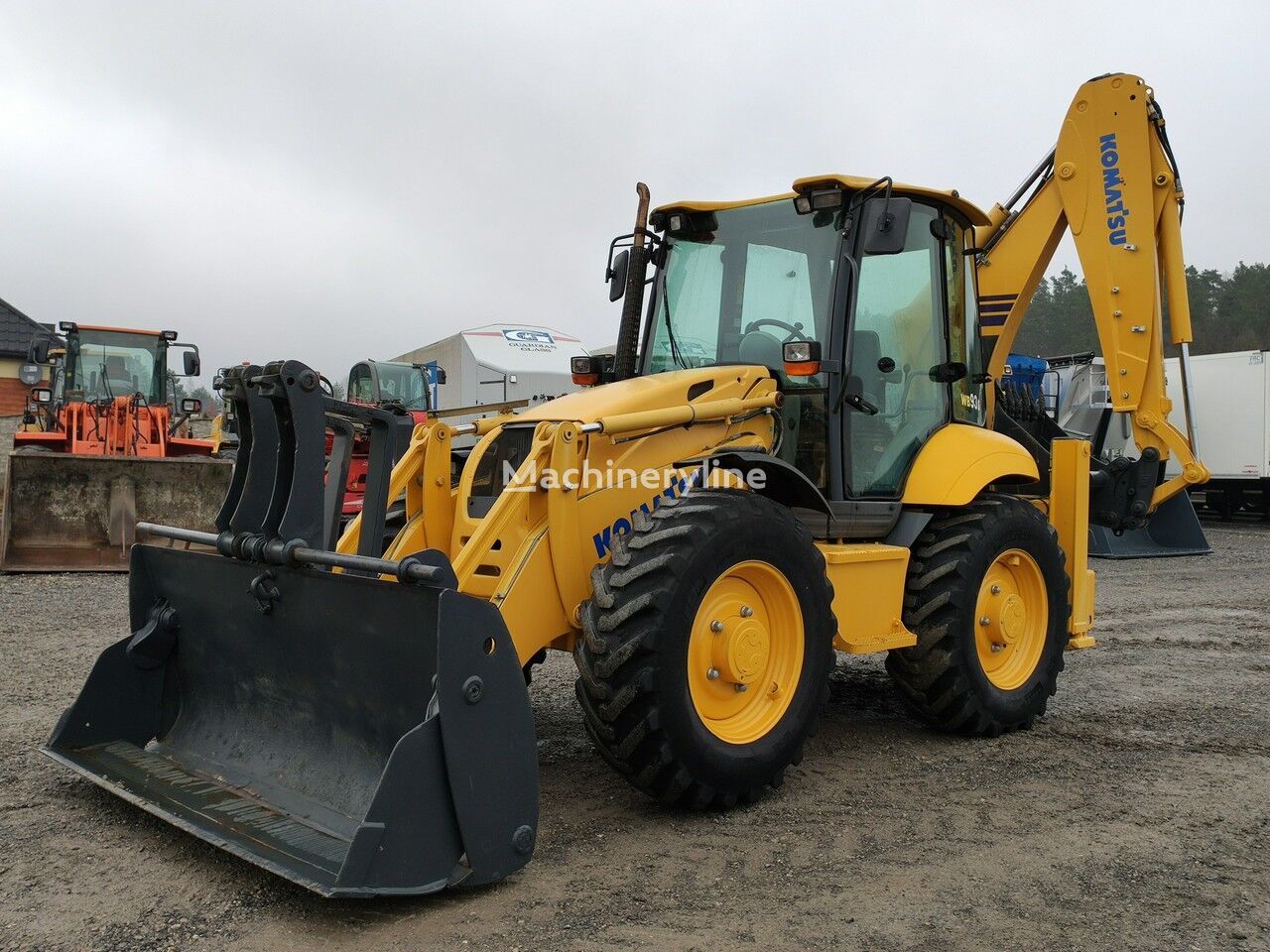 Komatsu WB 93S-5E0 Bez Luzów Zadbana Sprawna Super Stan !!! Baggerlader