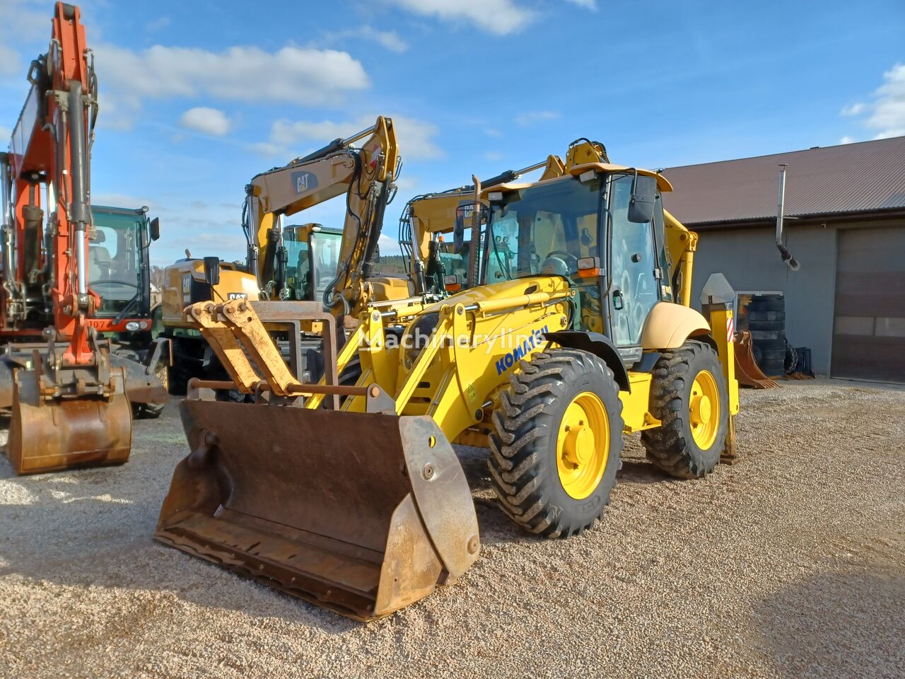 Komatsu WB 97 S backhoe loader