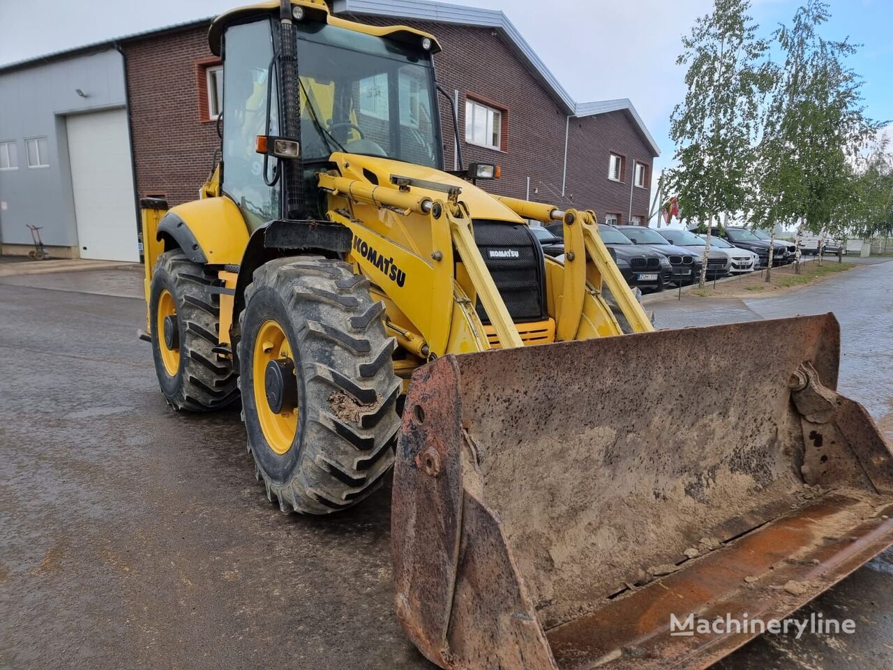 Komatsu WB97S backhoe loader