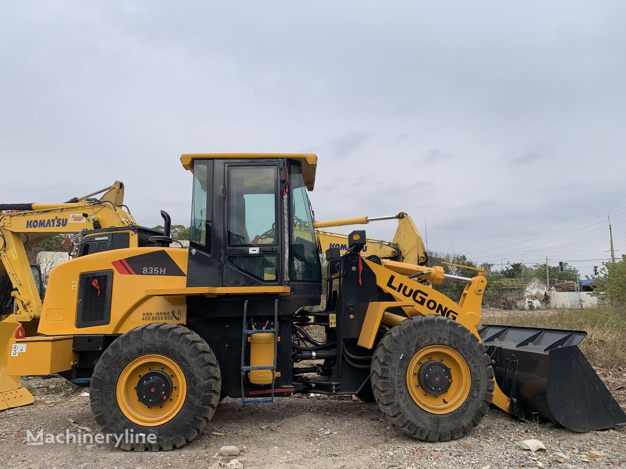 new LiuGong 835H backhoe loader