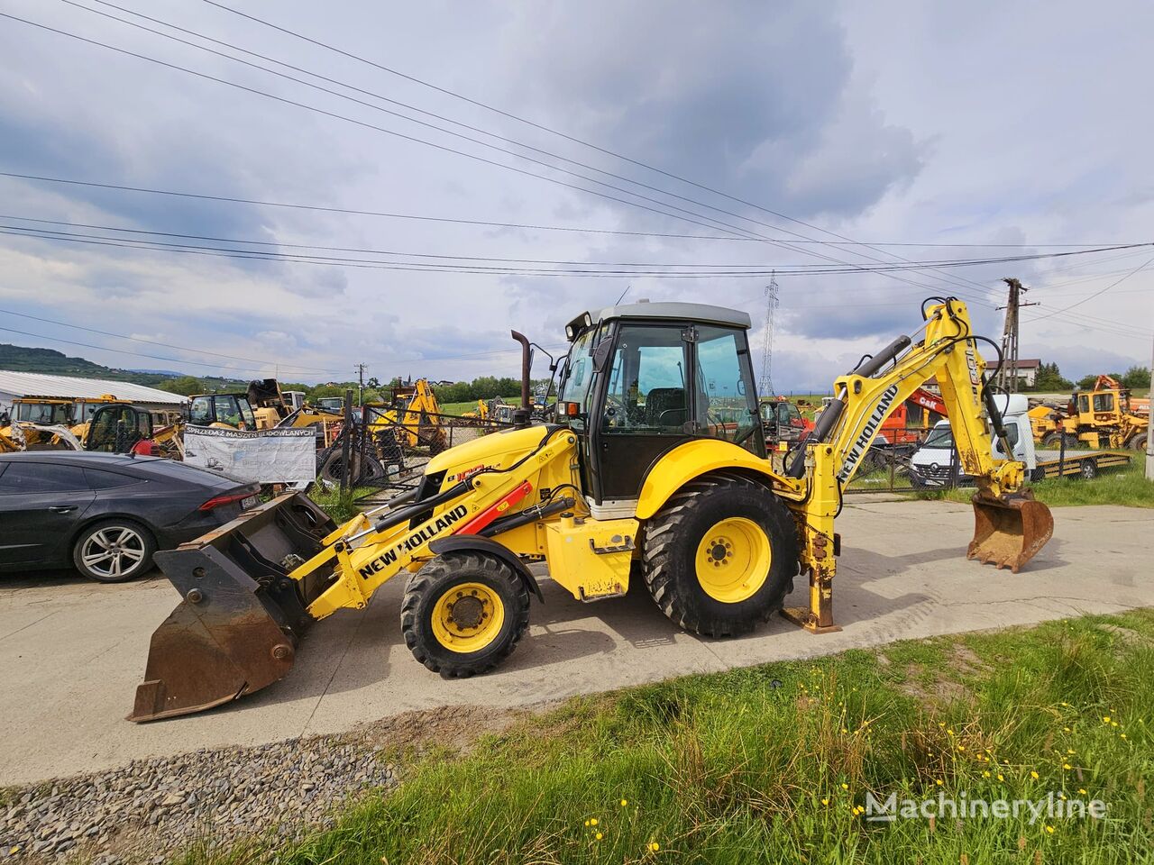 New Holland B100B backhoe loader