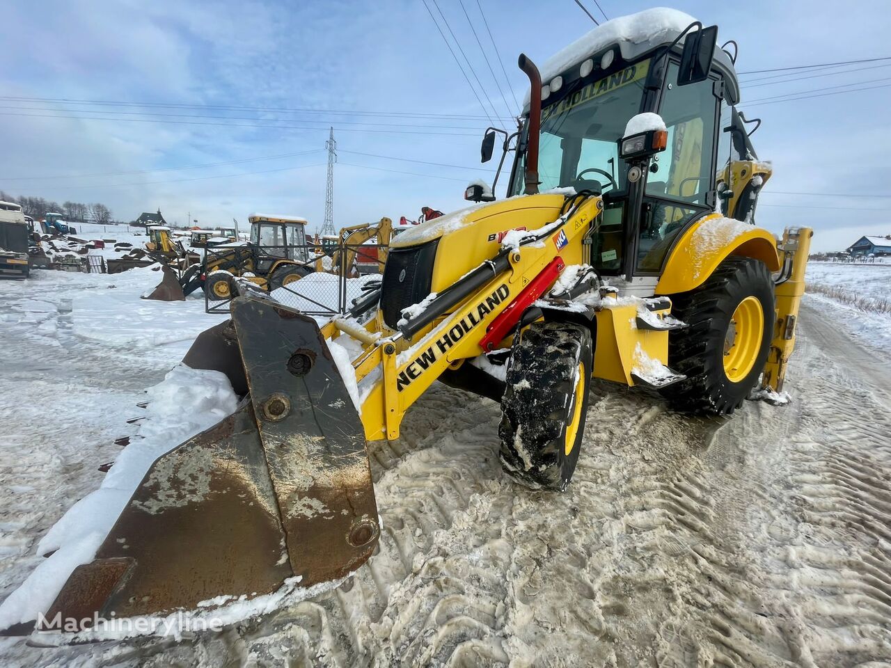 tractopelle New Holland B100C