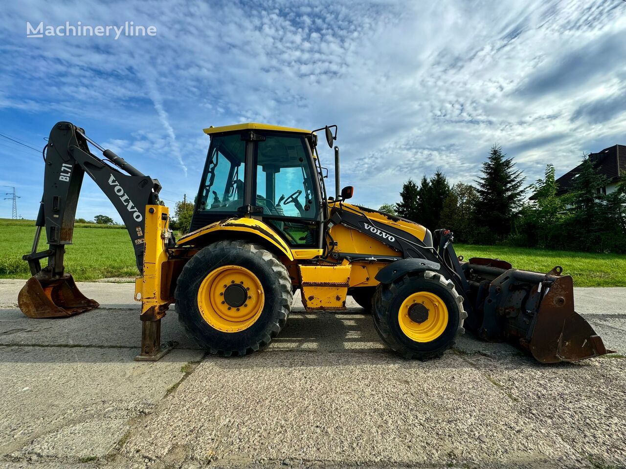 Volvo BL71, JOYSTICK backhoe loader