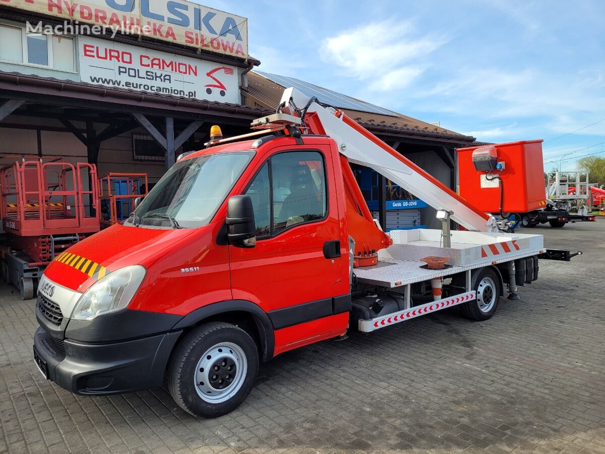 IVECO Daily 35S11 - 16 m Multitel 160 ALU DS bucket truck boom lift plataforma sobre camión