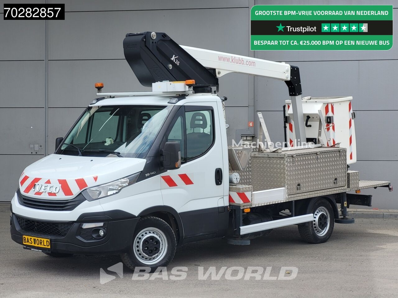 Camion nacelle IVECO Daily 35S14 Hoogwerker Klubb 11meter werkhoogte Navi Airco Cruis - Machineryline
