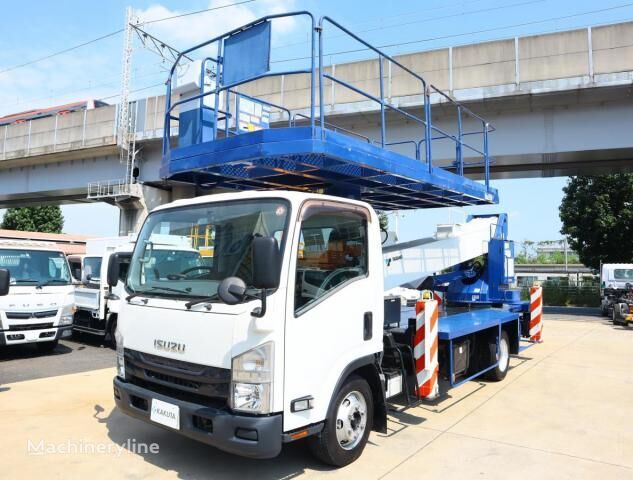 Isuzu Elf plataforma sobre camión