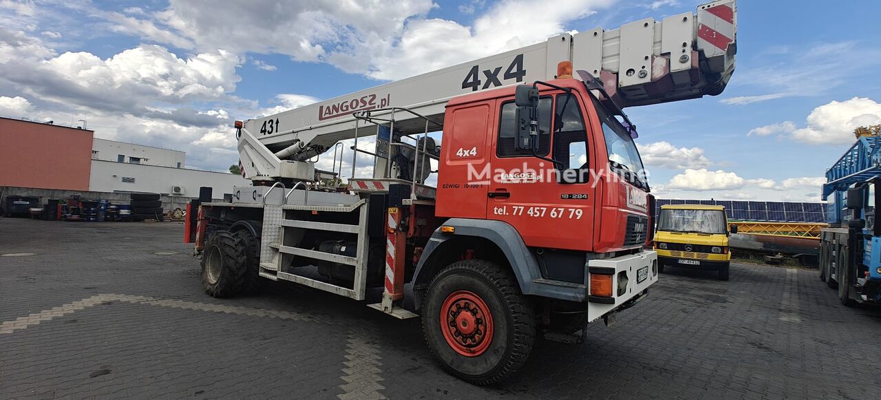Купить автовышку MAN с дефектом | Machineryline AM Автовышка MAN - Machineryline