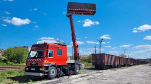 camion nacelle MAN 18.280 4x4 TWO RAILWAY SCHIENEN PLATFORM