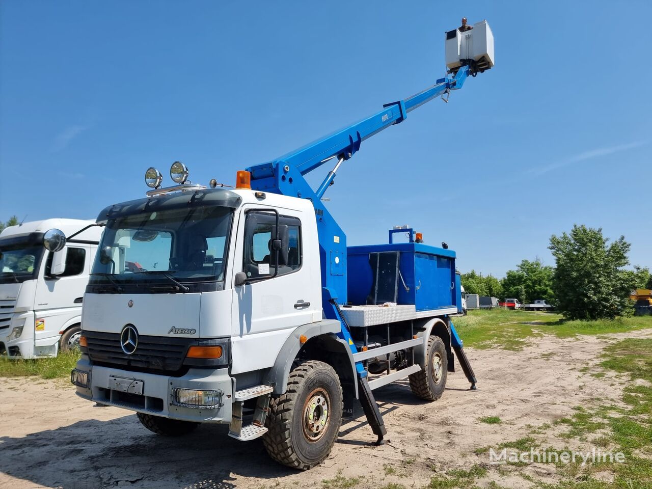 رافعة السلة التلسكوبية Mercedes-Benz Atego 1018 4x4 - Ruthmann T170 hubairbeitsbühne  17m