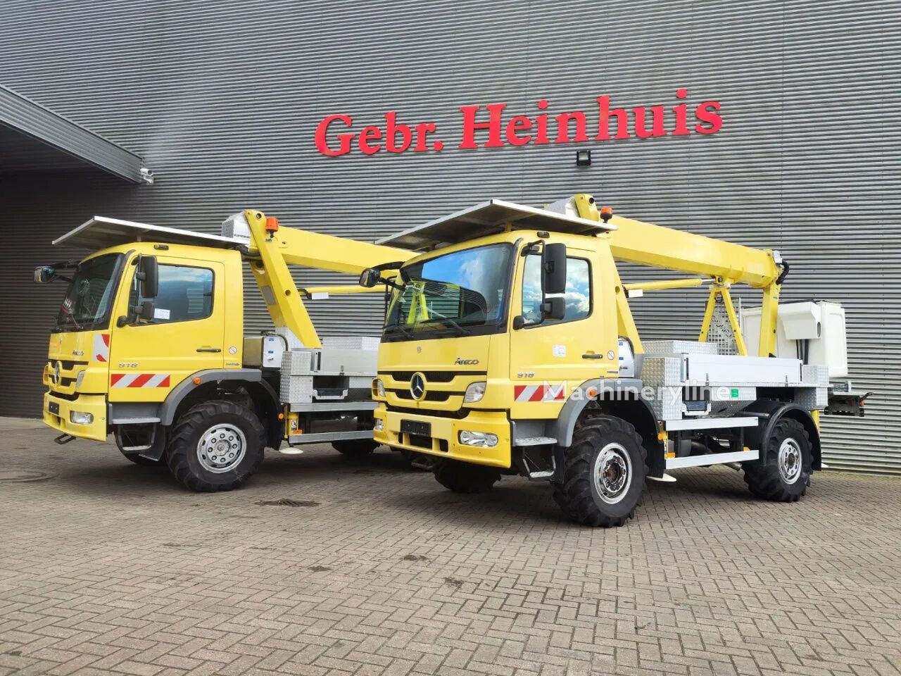 Автовышка Mercedes-Benz Atego 918 4x4 Palfinger P210BK - Machineryline