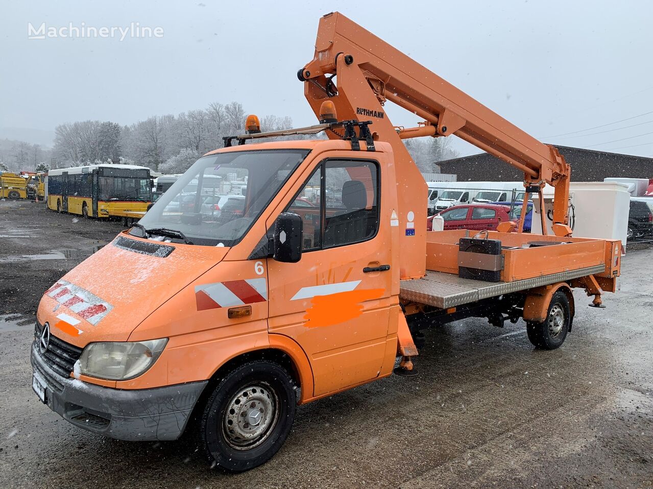 camion nacelle Mercedes-Benz  Sprinter 313 CDI  Emelőkosaras