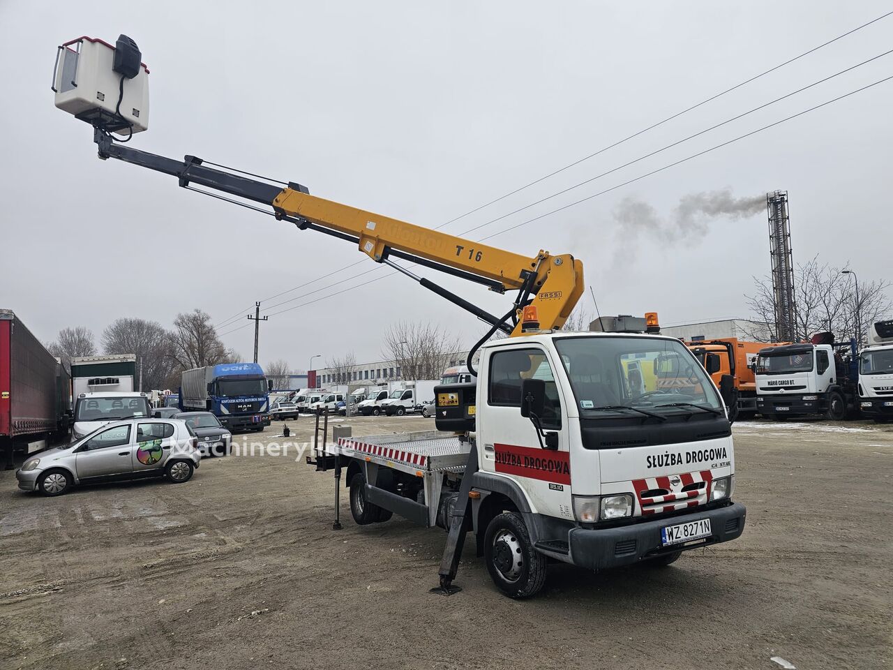 Nissan Cabstar 35.10 - Socage Lifting Basket - 16m bucket truck - Machineryline