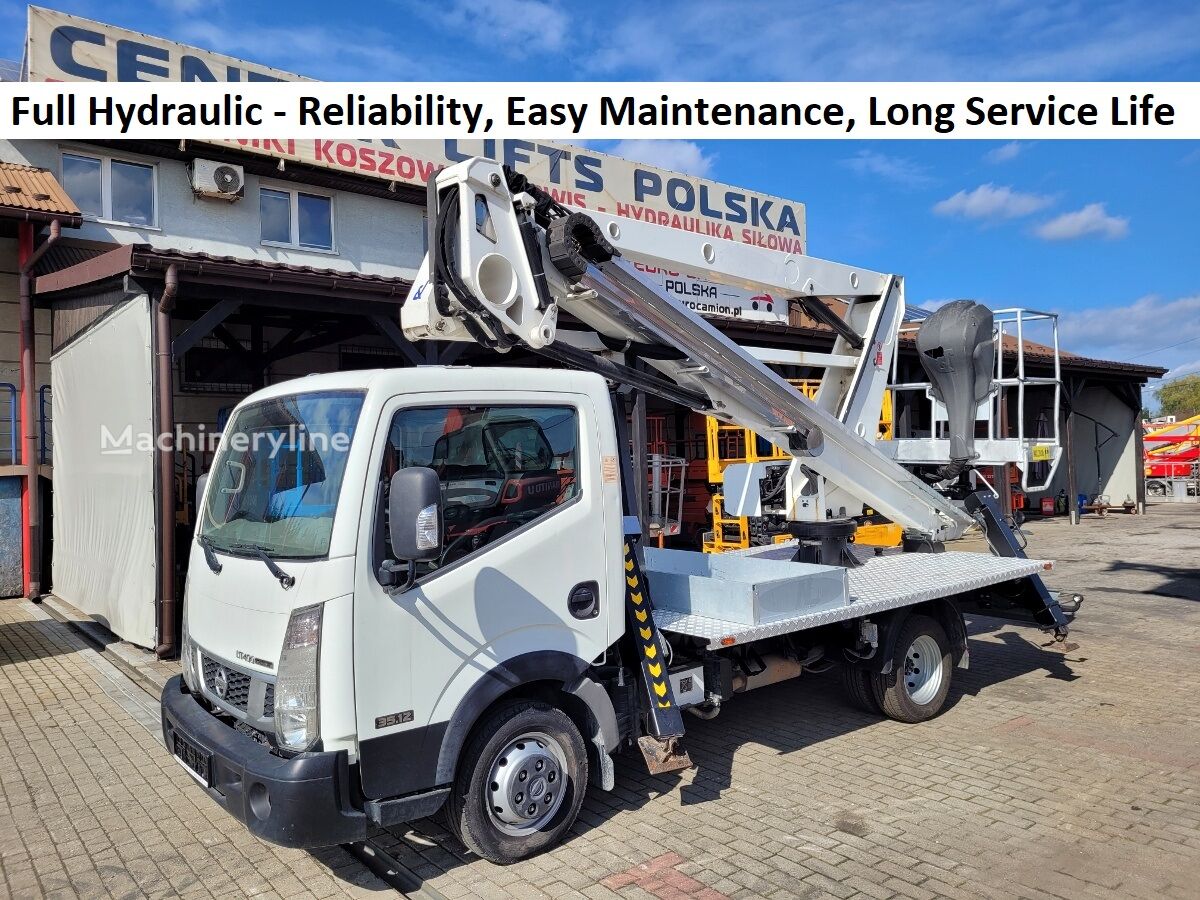 جرثقیل سبد دار یا کابین دار Nissan Cabstar NT400 - 18 m Oil&Steel Snake 189 bucket truck boom lift