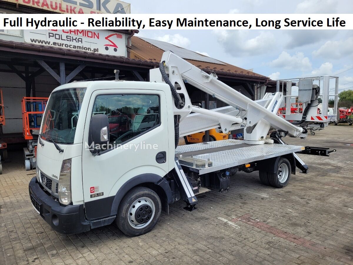 Prodaja Nissan Cabstar NT400 - 20 m Multitel HX195 - bucket truck boom lift auto dizalice s korpom | Machineryline RS Nissan Cabstar NT400 - 20 m Multitel HX195 - bucket truck boom lift auto dizalica s korpom - Machineryline