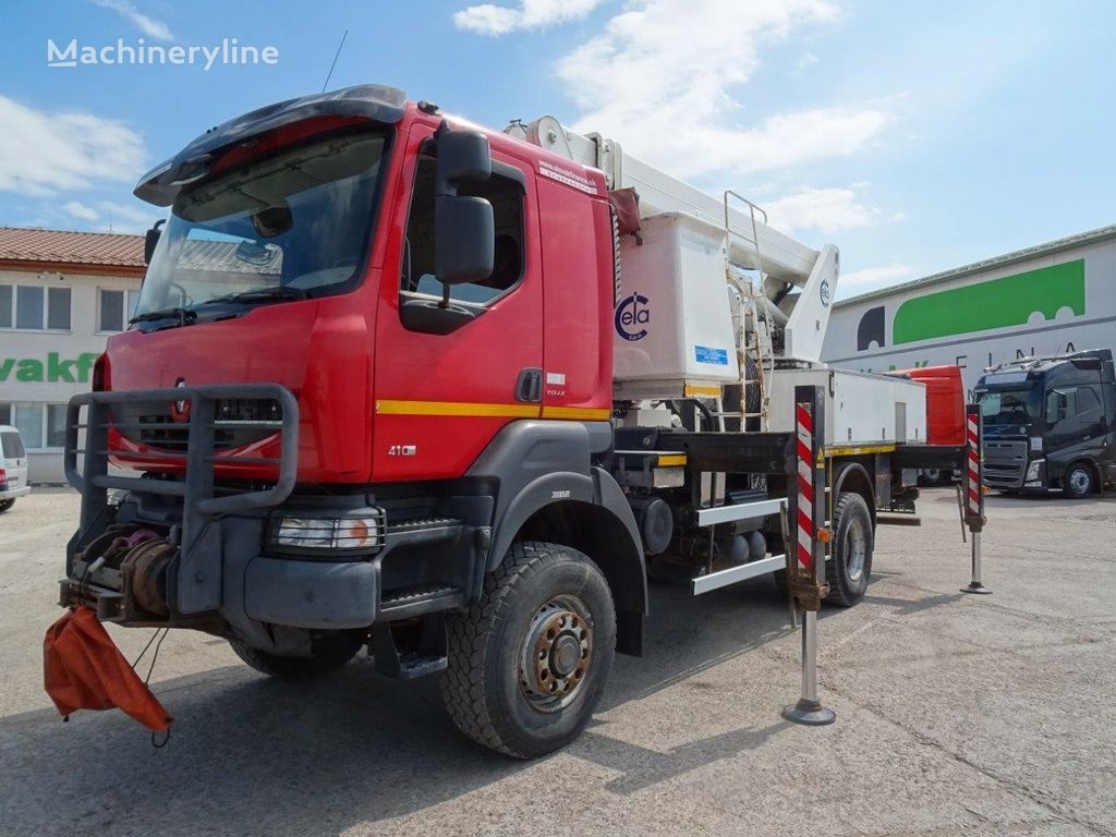 Renault KERAX 410.19 4x4 Emelőkosaras 17m nostolava-auto